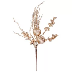 MagicHome karácsonyi ág, arany, 32 cm