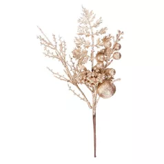 MagicHome karácsonyi ág, arany, 28 cm