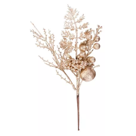 MagicHome karácsonyi ág, arany, 28 cm