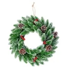 MagicHome karácsonyi koszorú, 33 cm