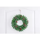 MagicHome karácsonyi koszorú, 33 cm