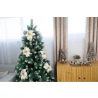 MagicHome Mikulásvirág, fehér, 35 cm