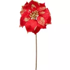 MagicHome Mikulásvirág, piros, 35 cm