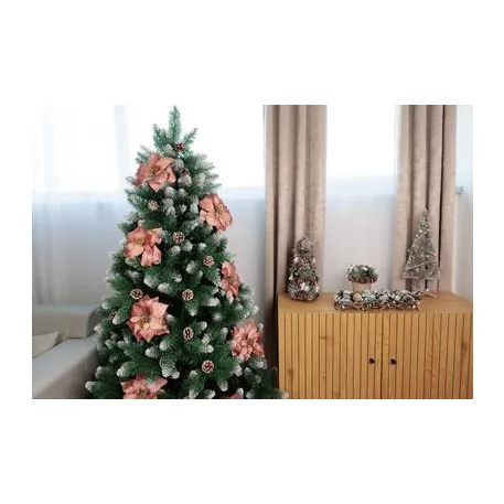 MagicHome Mikulásvirág, rózsaszín,  35 cm