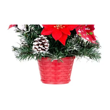 Karácsonyfa MagicHome, feldíszített, 41 cm