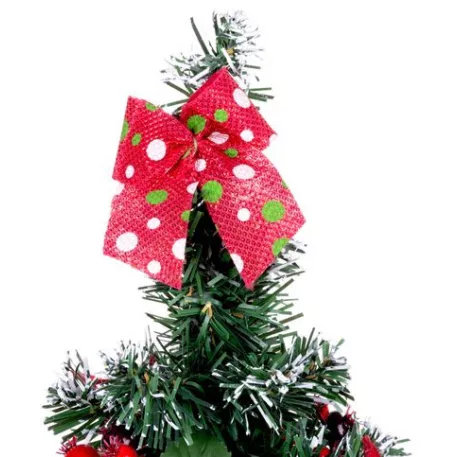 Karácsonyfa MagicHome, feldíszített, 41 cm