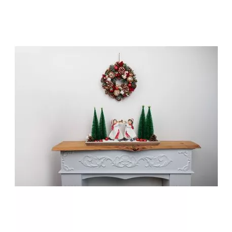 MagicHome műfenyő, csillaggal, 30 cm