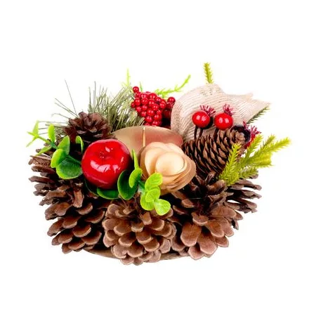 MagicHome karácsonyi gyertyatartó, 15 cm