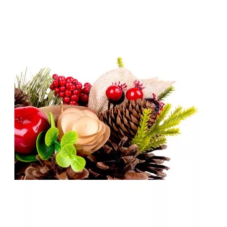 MagicHome karácsonyi gyertyatartó, 15 cm