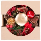 MagicHome karácsonyi gyertyatartó,, 15 cm