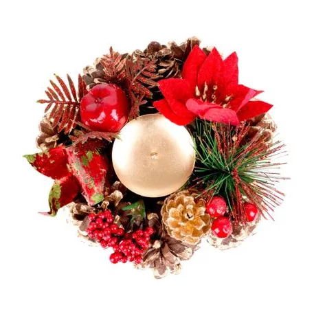 MagicHome karácsonyi gyertyatartó,, 15 cm