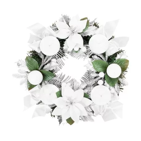 MagicHome adventi koszorú, 25 cm