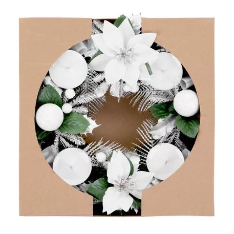 MagicHome adventi koszorú, 25 cm