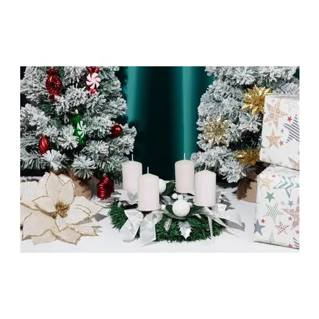 MagicHome adventi koszorú, 25 cm