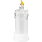 Gyertya MagicHome Karácsony, 3x LED, meleg fehér, beltéri, 5x13,5 cm