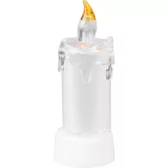   Gyertya MagicHome Karácsony, 3x LED, meleg fehér, beltéri, 5x13,5 cm