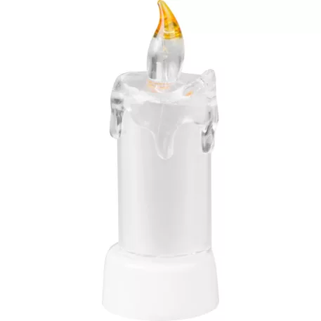 Gyertya MagicHome Karácsony, 3x LED, meleg fehér, beltéri, 5x13,5 cm