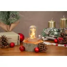 Dekoráció MagicHome Karácsony, fa kupolában, LED, meleg fehér, beltéri, 5,5x9 cm