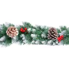 Girland MagicHome Karácsony, Berry, 180 cm, 150 ág
