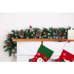 Girland MagicHome Karácsony, Berry, 180 cm, 150 ág