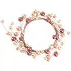 Dekoráció MagicHome Karácsony, koszorú, berries, arany, 15 cm