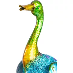   Dekoráció MagicHome Mecco, Kacsa, fém, színes, 27,5x15x47,5 cm
