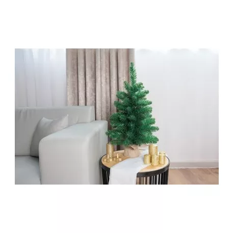 Fácska MagicHome Karácsony Leo, fenyő jutában, extra sűrű, 60 cm