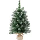 Fácska MagicHome Karácsony Belo, fenyő jutában, havas végek, extra sűrű, 60 cm