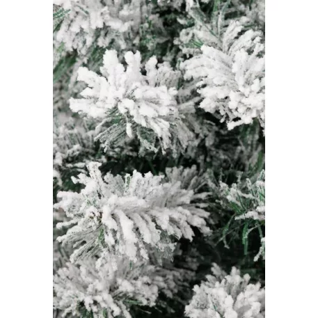 Fácska MagicHome Karácsony Snowy, fenyő jutában, havas, 60 cm