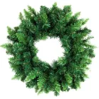 Koszorú MagicHome Vianoce, természetes, 45 cm, 160 ág, EXTRA SŰRŰ