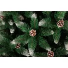 Fácska MagicHome Karácsony Albero, fenyő, havas végek, tobozokkal, 180 cm