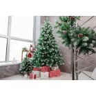 Fácska MagicHome Karácsony Albero, fenyő, havas végek, tobozokkal, 180 cm