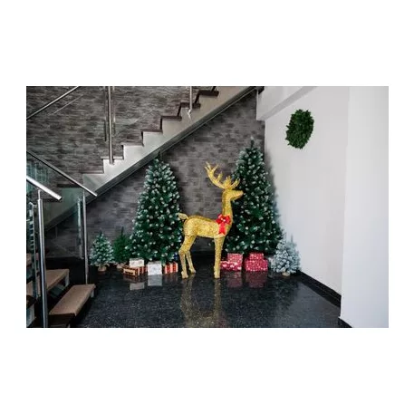 Fácska MagicHome Karácsony Albero, fenyő, havas végek, tobozokkal, 180 cm
