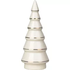   Dekoráció MagicHome, Fa, fehér, porcelán, 4,5x4,5x11,2 cm