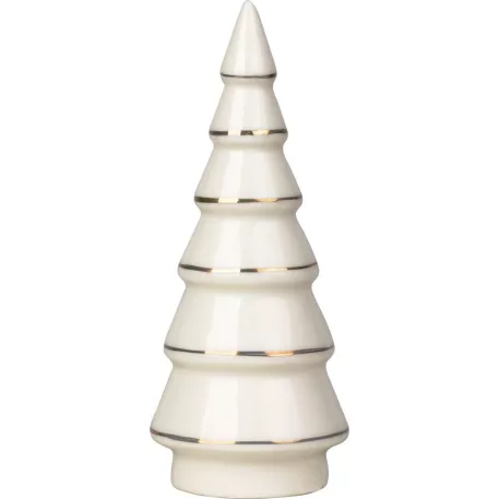 Dekoráció MagicHome, Fa, fehér, porcelán, 4,5x4,5x11,2 cm