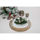 Alátét MagicHome tányér alá, 38 cm, barna