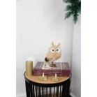 Bagoly MagicHome Karácsony, barna, 7x9x15,5 cm