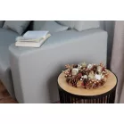 Koszorú MagicHome Vianoce, arany, adventi, pamuttal, 32x8,5 cm