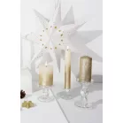 Állvány gyertyához MagicHome Karácsony, üveg, 5,5x5,5 cm