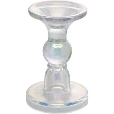 Állvány gyertyához MagicHome Karácsony, üveg, 8,5x14 cm