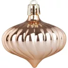 Gömb MagicHome Karácsony, szett, 65 db, rózsaarany, mix, karácsonyfára