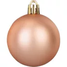 Gömb MagicHome Karácsony, 20 db, rózsaarany, karácsonyfára, 5 cm