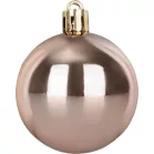 Gömb MagicHome Karácsony, 20 db, rózsaarany, karácsonyfára, 5 cm