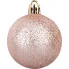 Gömb MagicHome Karácsony, 20 db, rózsaarany, karácsonyfára, 5 cm