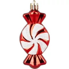   Gömb MagicHome Karácsony, szett, 32 db, piros-zöld-fehér, mix, karácsonyfára