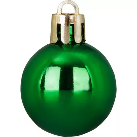 Gömb MagicHome Karácsony, szett, 32 db, piros-zöld-fehér, mix, karácsonyfára