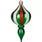 Gömb MagicHome Karácsony, szett, 32 db, piros-zöld-fehér, mix, karácsonyfára