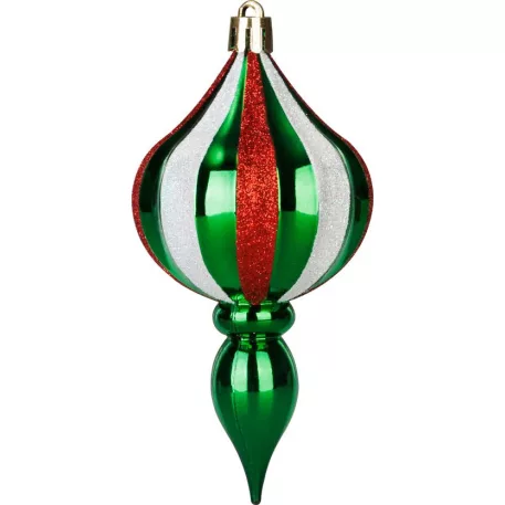 Gömb MagicHome Karácsony, szett, 32 db, piros-zöld-fehér, mix, karácsonyfára