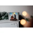 MagicHome karácsonyi dekoráció, Betlehemes könyvben, LED, belső, 13,5x8x9,5 cm