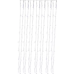   Füzér MagicHome Vianoce Curtain, 160 LED hideg fehér, 230V, 50 Hz, 8 funkció, időzítő, világítás, H-